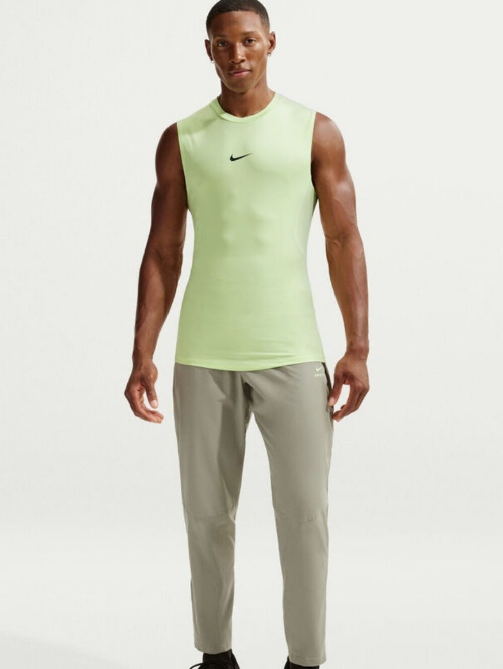 Nike Pro Training Dri-FIT Pants ~ Light Army Lime HV0424-320 | Men's: 2XL *NWT